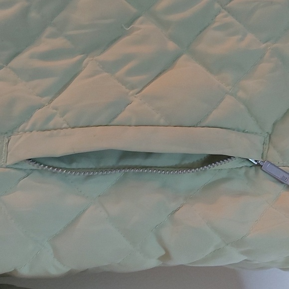 Eddie Bauer Quilted Goose Down Filled Jacket. Mint Green Size Large - Picture 5 of 9